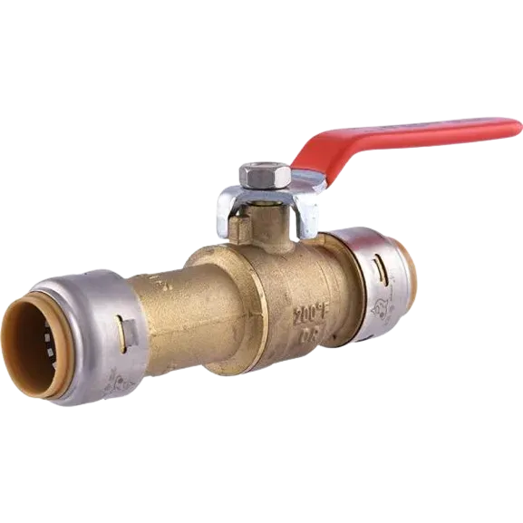 SharkBite Max 3/4″ Brass Push-Fit Slip Ball Valve