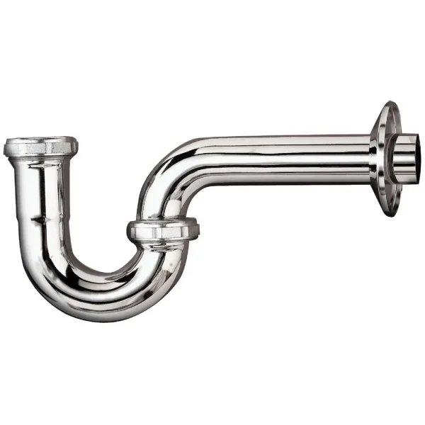 Do it Best Chrome-Plated 22 Gauge Brass P-Trap, 1-1/2 In. x 1-1/2 In