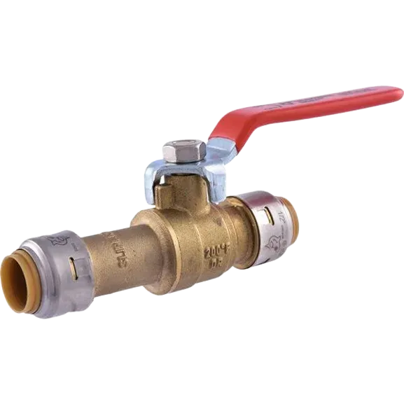SharkBite Max 1/2 in. Brass Push-Fit Slip Ball Valve