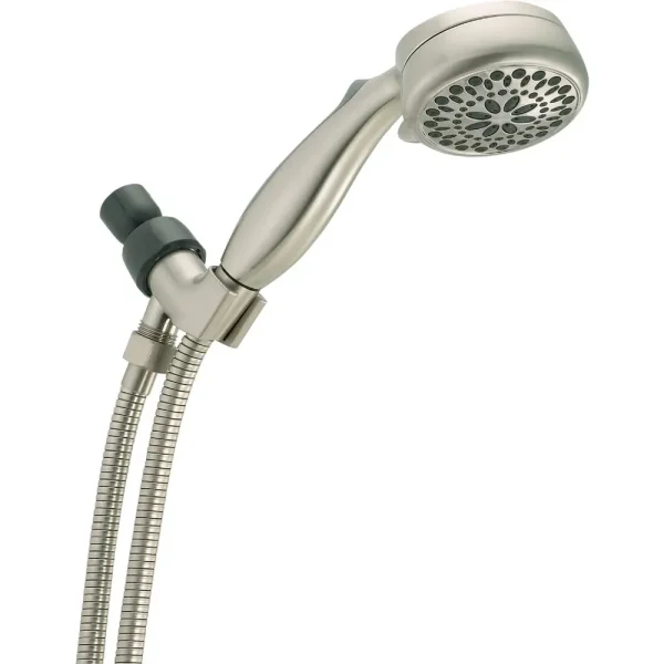 Delta Universal Showering Spotshield Brushed Nickel 7 Setting Hand Shower