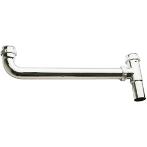 End Outlet Continuous Waste Slip-joint Brass Tubular