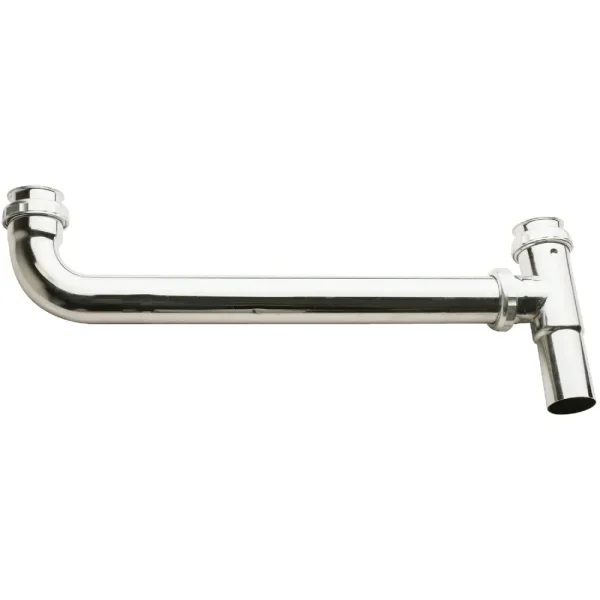 End Outlet Continuous Waste Slip-joint Brass Tubular