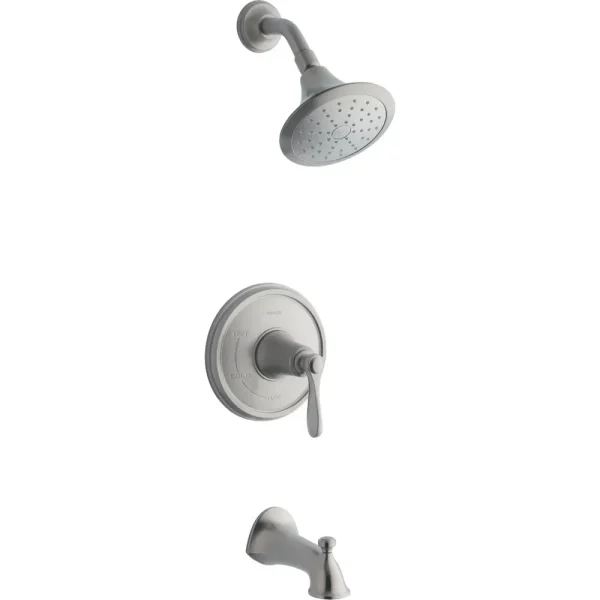 Kohler Linwood Rite-Temp Tub and Shower Trim, Brushed Nickel