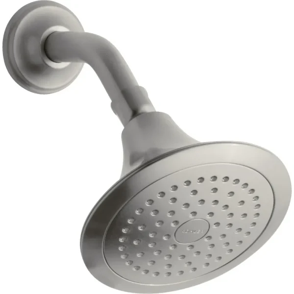 Kohler Forte 1 Spray Fixed Showerhead, Brushed Nickel