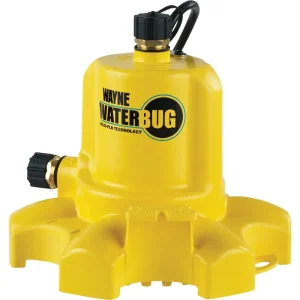 Wayne WaterBUG 1/6 HP Submersible Utility Pump w/Multi-Flo Technology
