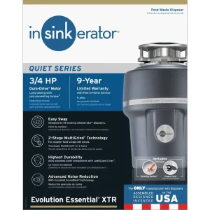 Insinkerator 3/4 HP Essential Garbage Disposer