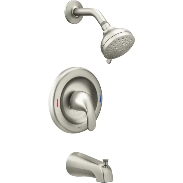 Moen Adler Brushed Nickel Tub & Shower Trim