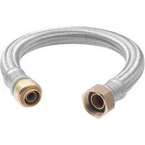SharkBite 1/2″ BV x 3/4 ” FIP x 18″ L Flex Water Heater Connector