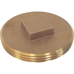Jones Stephens 3-1/2 In. IPS Brass Drain Plug