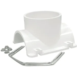 Jones Stephens Schedule 40 DWV PVC Saddle Tee Kit, 3 In. x 2 In