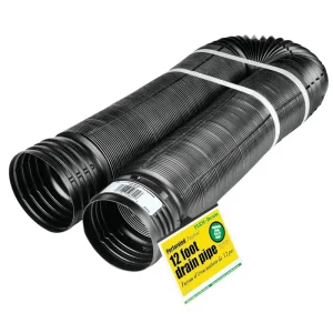 Amerimax FLEX-Drain 4 In. Expandable Perforated Drain Pipe