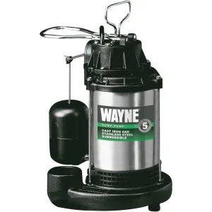 Wayne 3/4 HP Cast-Iron Submersible Sump Pump