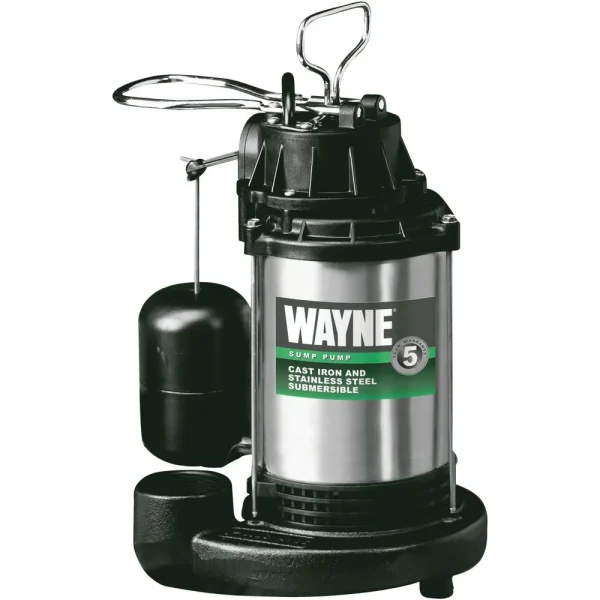 Wayne 3/4 HP Cast-Iron Submersible Sump Pump