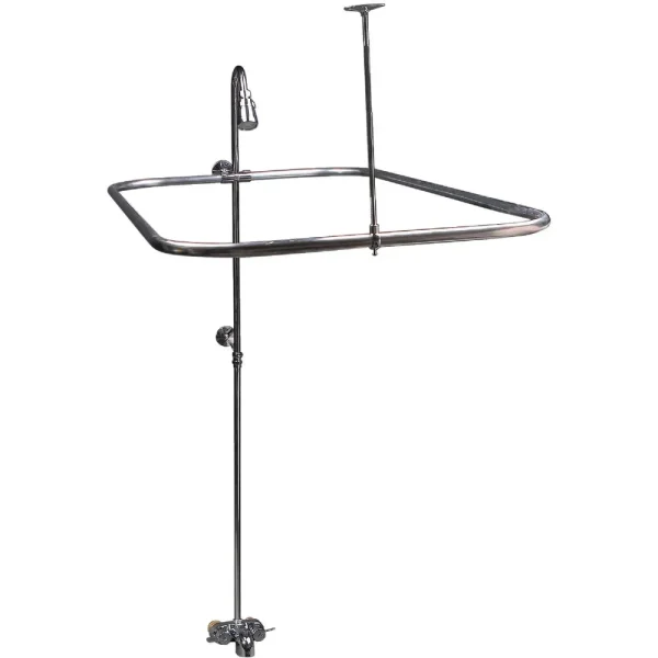 Sioux Chief Brass And Tubular Add-On Shower With Rod