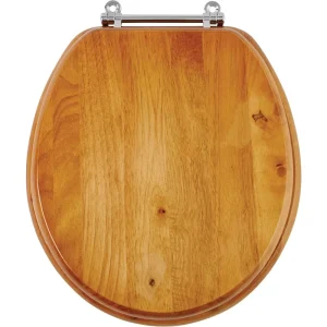 Home Impressions Round Oak Toilet Seat