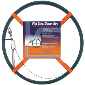 Sewer Rod with Holder