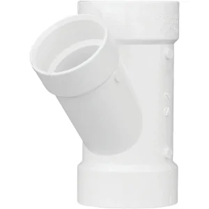 Charlotte Pipe Schedule 40 PVC-DWV Reducing Wye, 4 In. x 3 In