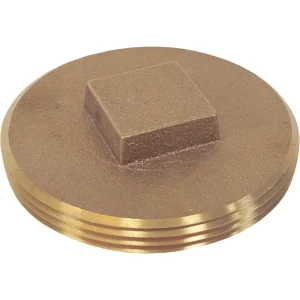 Jones Stephens 4 In. IPS Brass Drain Plug