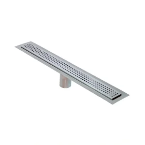 Drains Unlimited Linear Floor Drains – Brushed Stainless Steel | 29″ / Brushed Stainless Steel / Squ - view 2