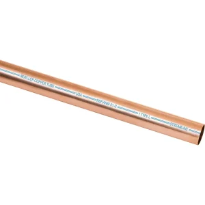 Mueller Streamline Type L Copper Pipe, 3/4 In. ID x 10 ft