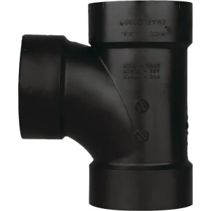 Charlotte Pipe 4″ Sanitary ABS Waste & Vent Tee