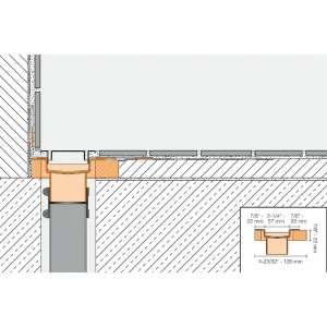 Schluter KERDI-Line Linear Drain Channel Body | 19-11/16″ (50 cm) / Center Outlet Channel Body - view 4