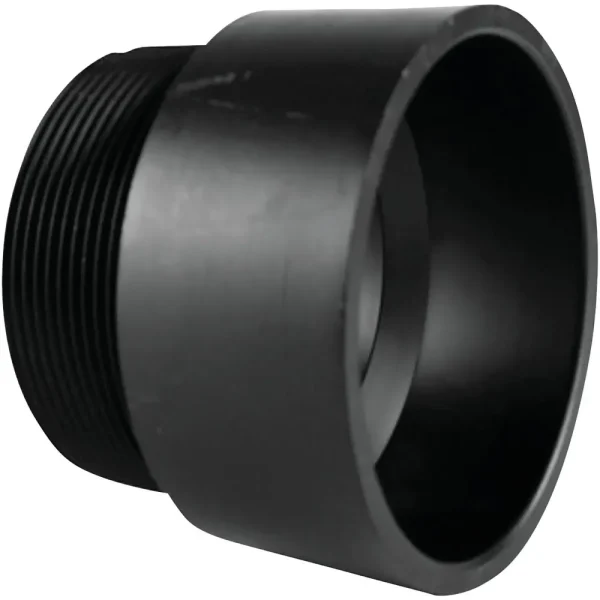 Charlotte Pipe 4 In. Hub x MPT ABS Male Adapter