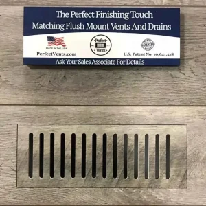 Perfect Vents for Dixie Home and Masland Vinyl Flooring | Retro-Fit / 2″ x 10″ / Dixie Home and Masland - view 2