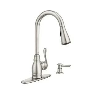Moen Anabelle Stainless One Handle High Arc Pulldown Kitchen Faucet
