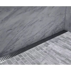 Drains Unlimited Linear Floor Drains – Black Powder Coated | 29″ / Black Powder Coated / Square Perf - view 3