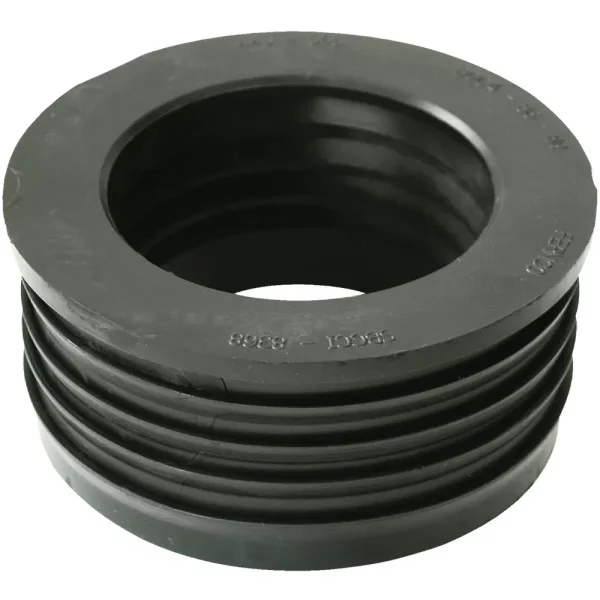 Fernco DWV Sewer and Drain PVC Iron Pipe Hub Adapter, 4 In x 3 In