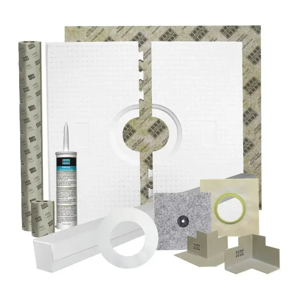 Laticrete Hydro Ban Shower Kits | 48″ x 48″ Center Drain Kit