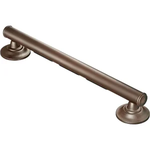 Moen Old World Bronze Designer Grab Bar with Grip Pad, 16 in