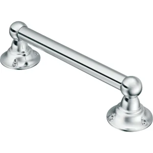 Moen Chrome Grab Bar with Hand Grip, 9 in