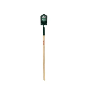 6″ Trenching/Cleanout Shovel, 48″ Wood Handle, 16 Gauge Steel, 28° Angle
