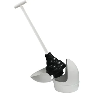 Korky Accordian Force Toilet Plunger with Holder