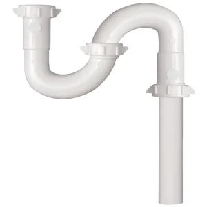 Do it Best Plastic S-Trap, 1-1/4 In. x 20-1/2 In