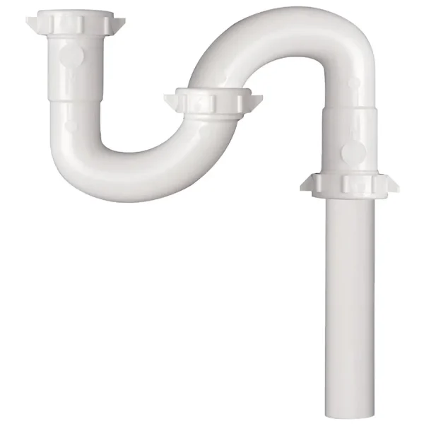 Do it Best Plastic S-Trap, 1-1/4 In. x 20-1/2 In
