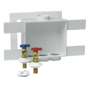 Oatey Quadtro Washing Machine Outlet Box with Copper Sweat Connection