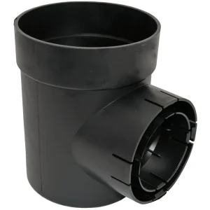 NDS Black Spee-D Single Catch Basin Outlet, 6 in