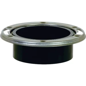 ABS Closet Flange with Stainless Steel Ring