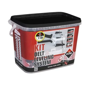 Rubi Delta Leveling System 100 Piece Kits | 1/32″ Clip Leveling Kit
