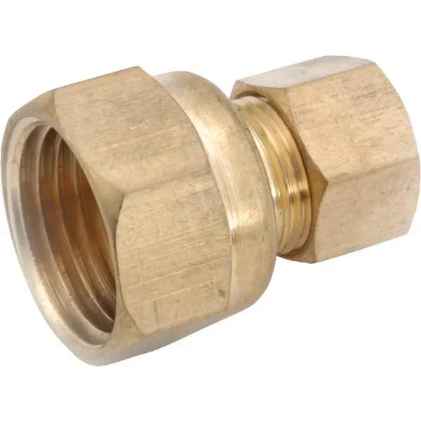 Anderson Metals Brass Union Compression Adapter, 7/8 In. x 3/4 In
