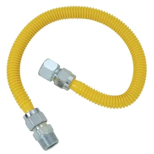 Dormont 5/8″ OD x 48″ Stainless Steel Gas Connector, 3/4″ FIP x 3/4″ MIP