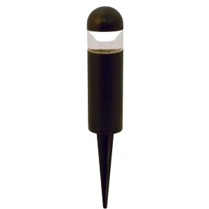 Moonrays 1 Watt Bollard Metal Landscape Path Light Black