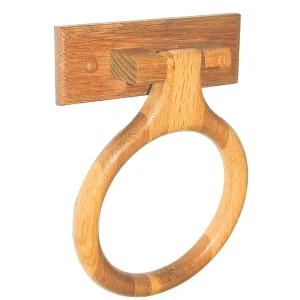 Home Impressions Oak Towel Ring