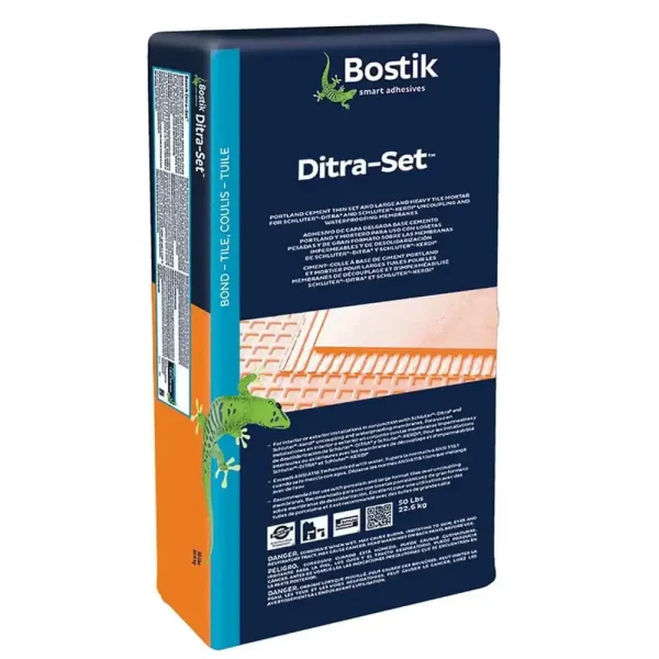 4511 Bostik Ditra-Set Mortar / Thinset Full 48 Piece Pallet | Gray