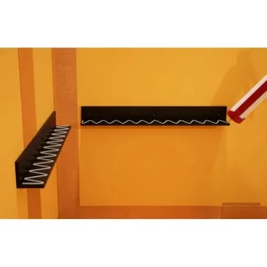 The Original Floating Corner Shower Bench Kit with Orange XPS Waterproof Board | 18″ x 18″ - view 3