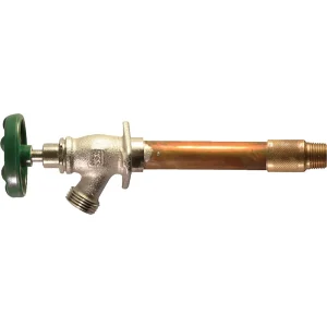 Arrowhead Brass 8″ Copper SWT x MIP Standard Frost Free Wall Hydrant