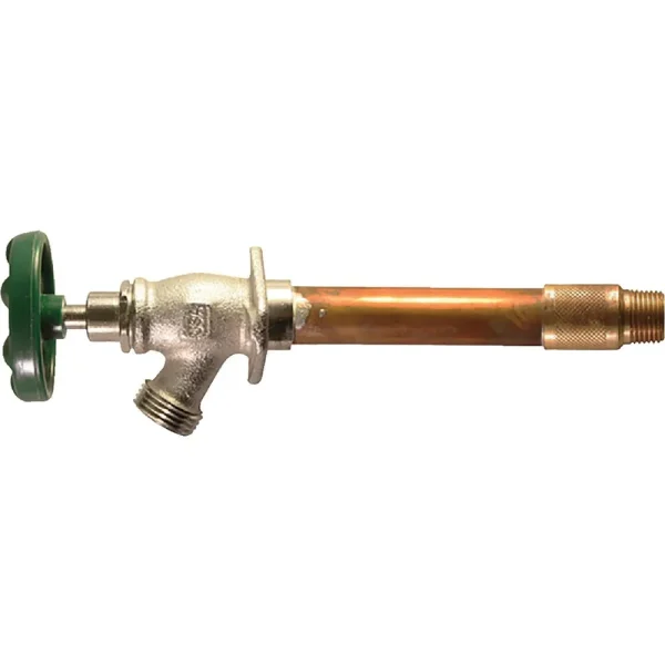 Arrowhead Brass 8″ Copper SWT x MIP Standard Frost Free Wall Hydrant